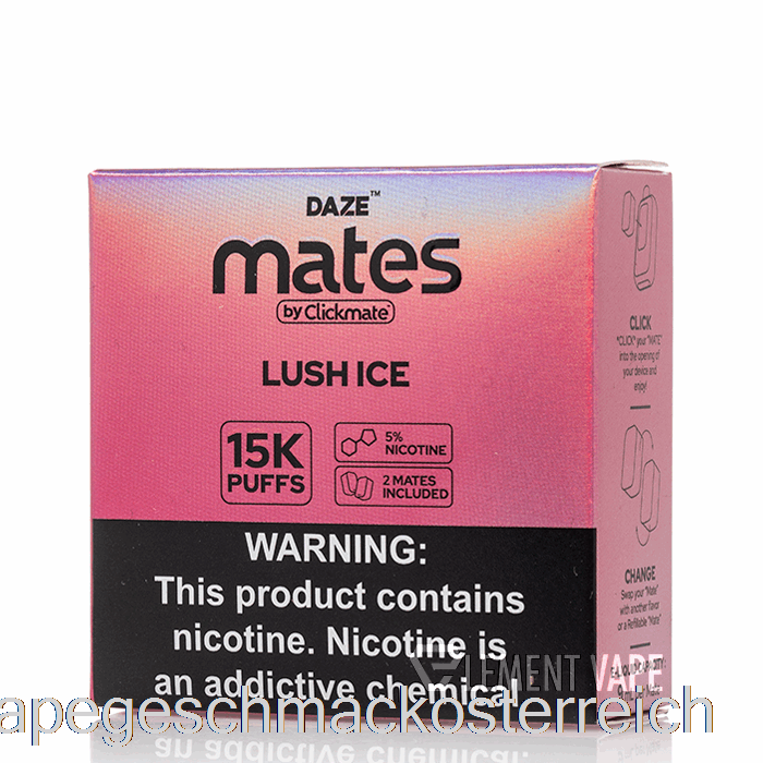 7 Daze Mate Pods Mit üppigem Eis-Vape-Geschmack